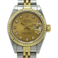 Lady Datejust 26mm 69173 (Champagne Diamond Dial)