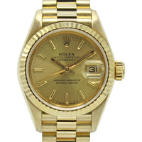 Lady Datejust 26 69178 (Champagne Baton Dial)