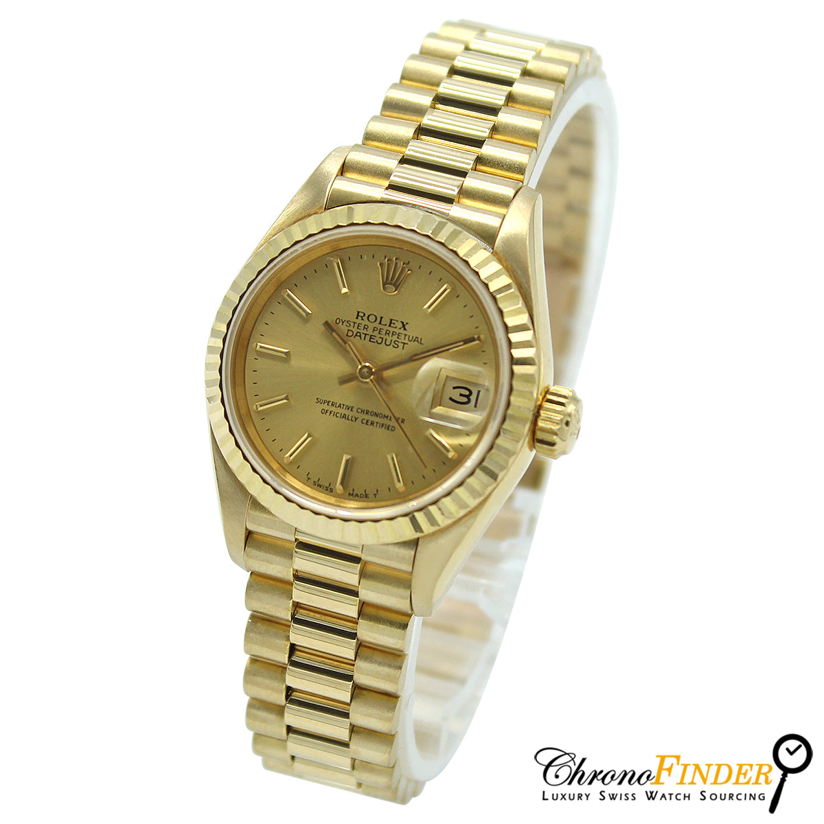 Lady Datejust 26 69178 (Champagne Baton Dial)