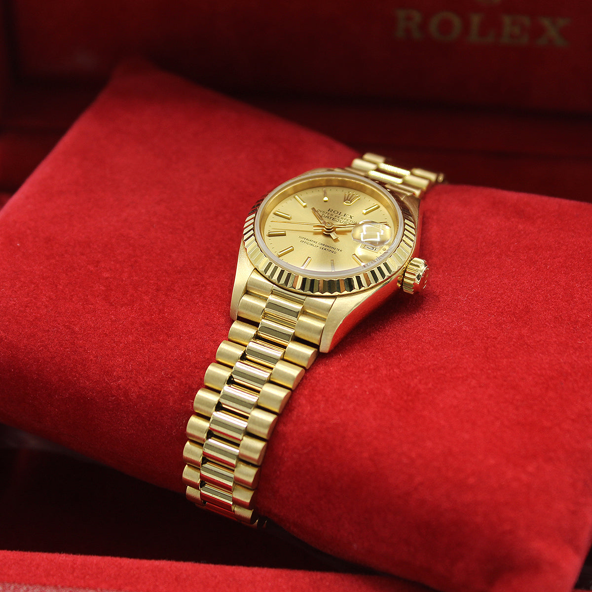 Lady Datejust 26 69178 (Champagne Baton Dial)