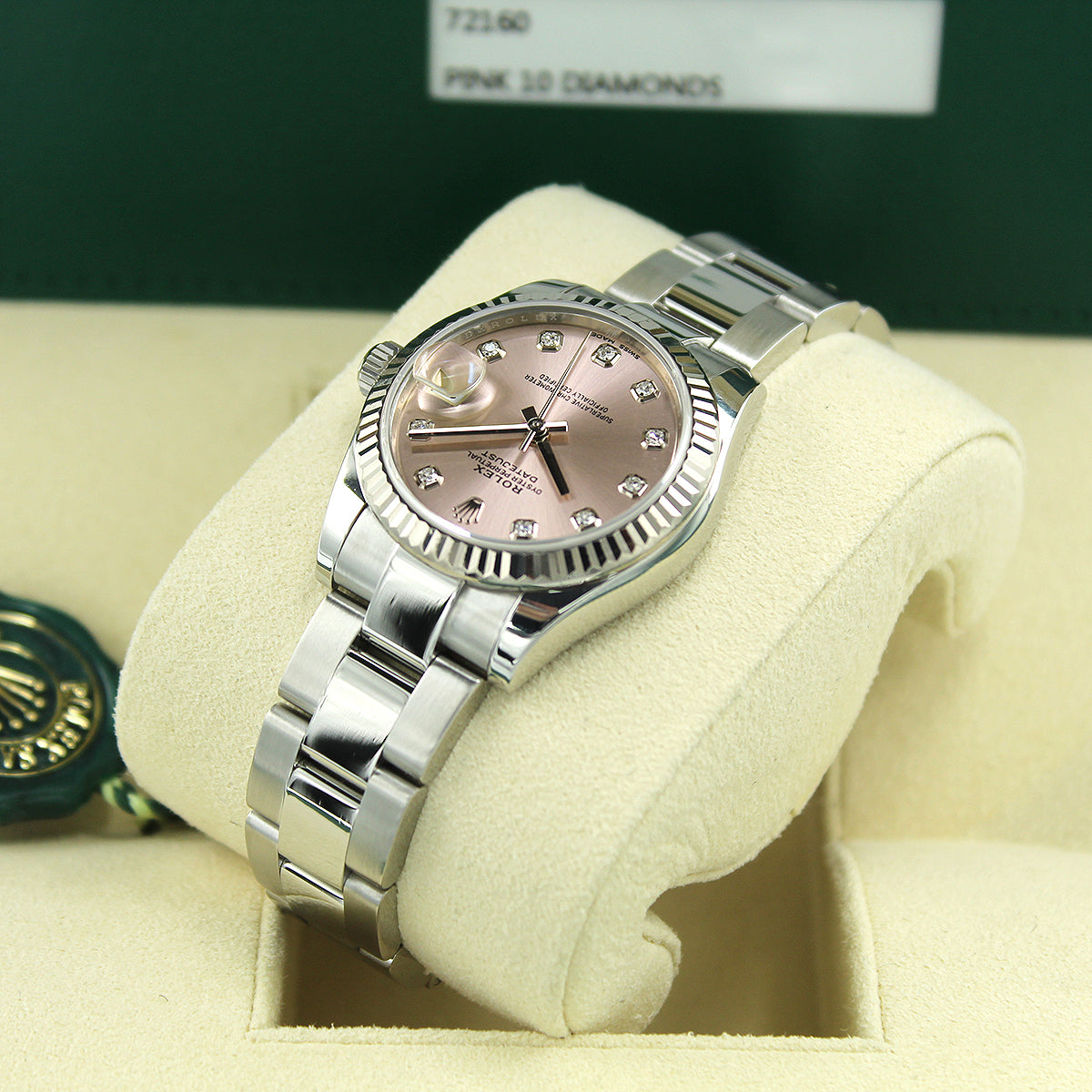 Datejust 31mm Midi 178274 (Pink Diamond Dial) Oyster