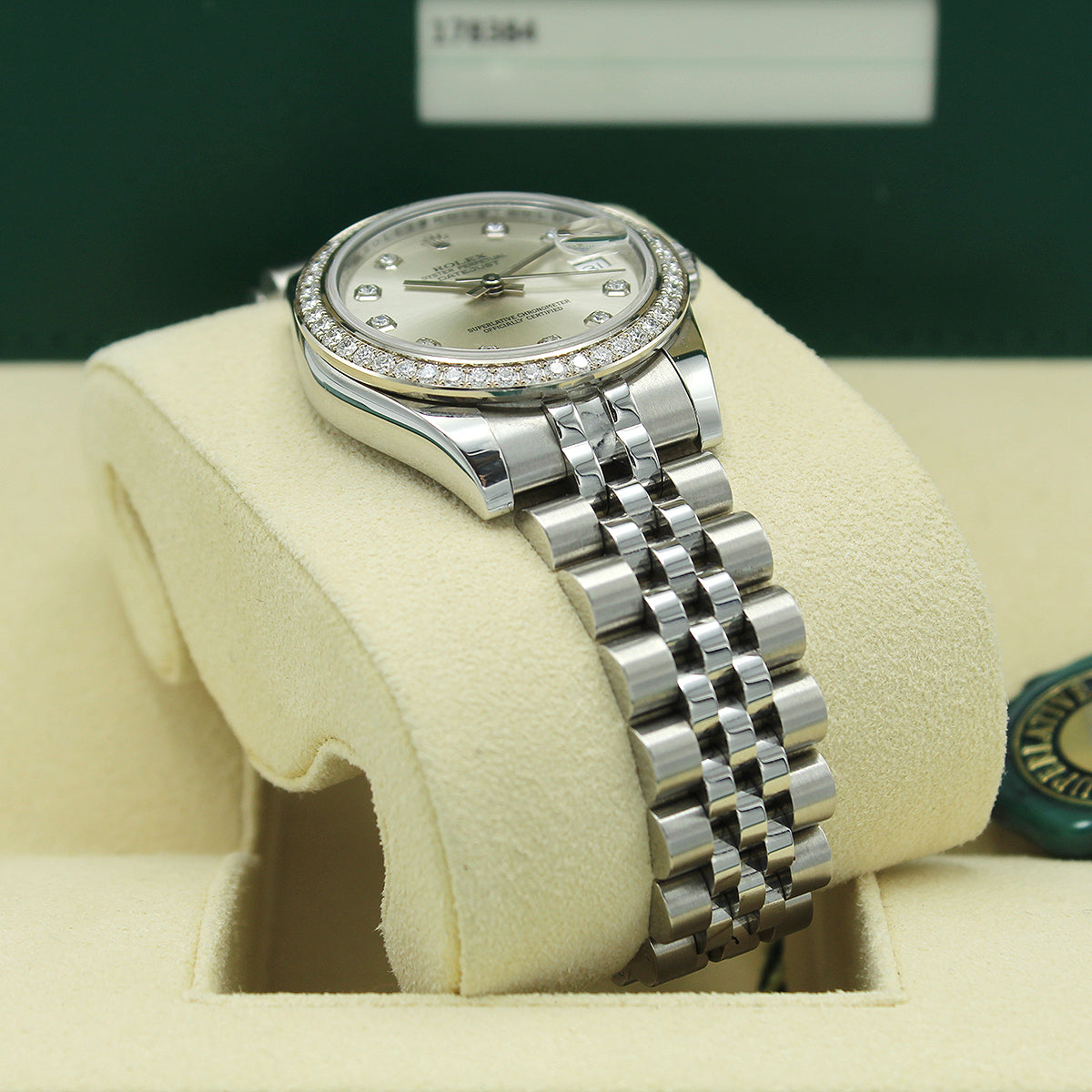 Datejust 31mm Midi 178384 (Silver Diamond Dial)