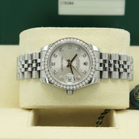 Datejust 31mm Midi 178384 (Silver Diamond Dial)