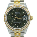 Datejust 31 Midi 278383RBR (Olive Green Floral Diamond Dial)