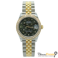 Datejust 31 Midi 278383RBR (Olive Green Floral Diamond Dial)