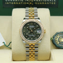 Datejust 31 Midi 278383RBR (Olive Green Floral Diamond Dial)