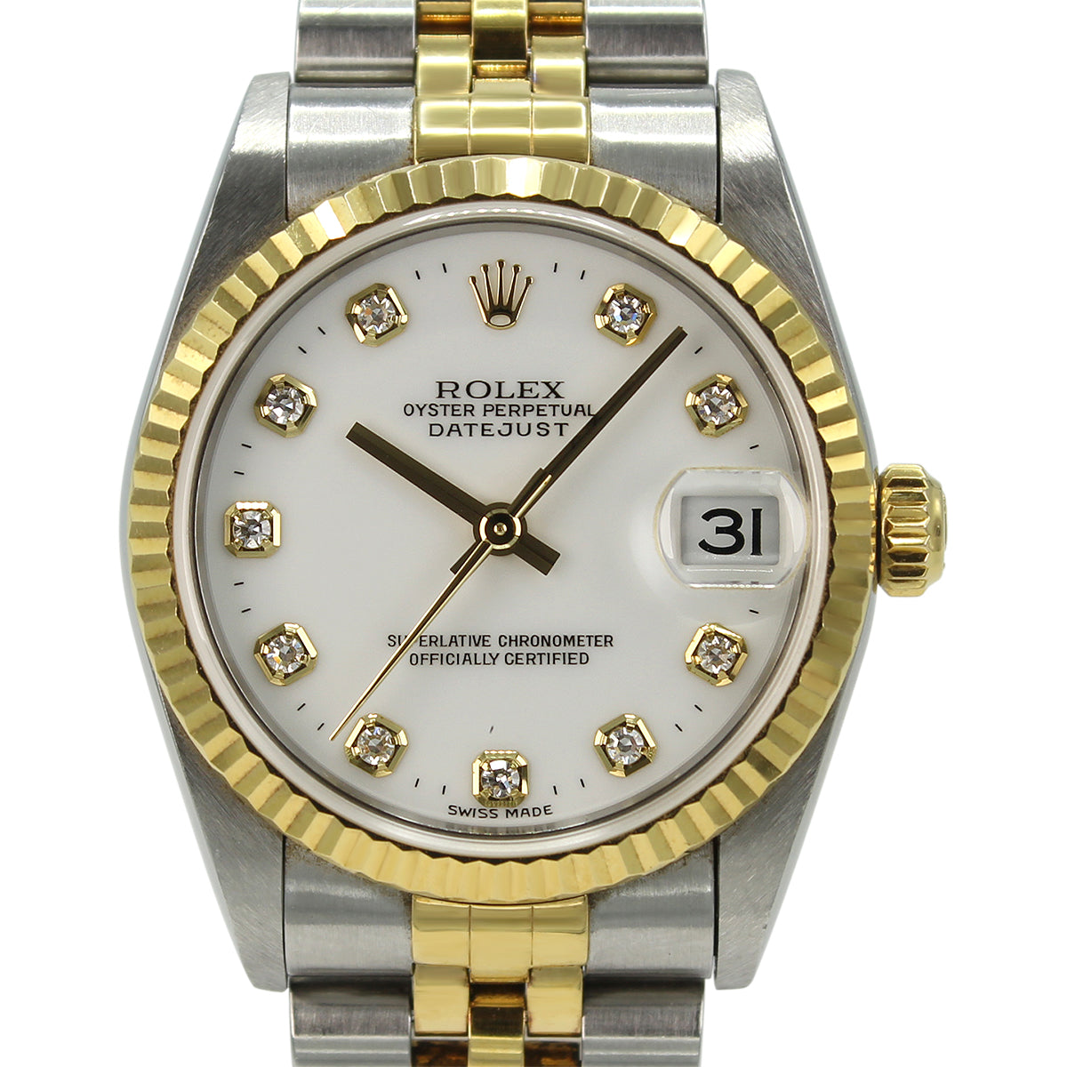 Datejust 31mm Midi 78273 (White Diamond Dial)