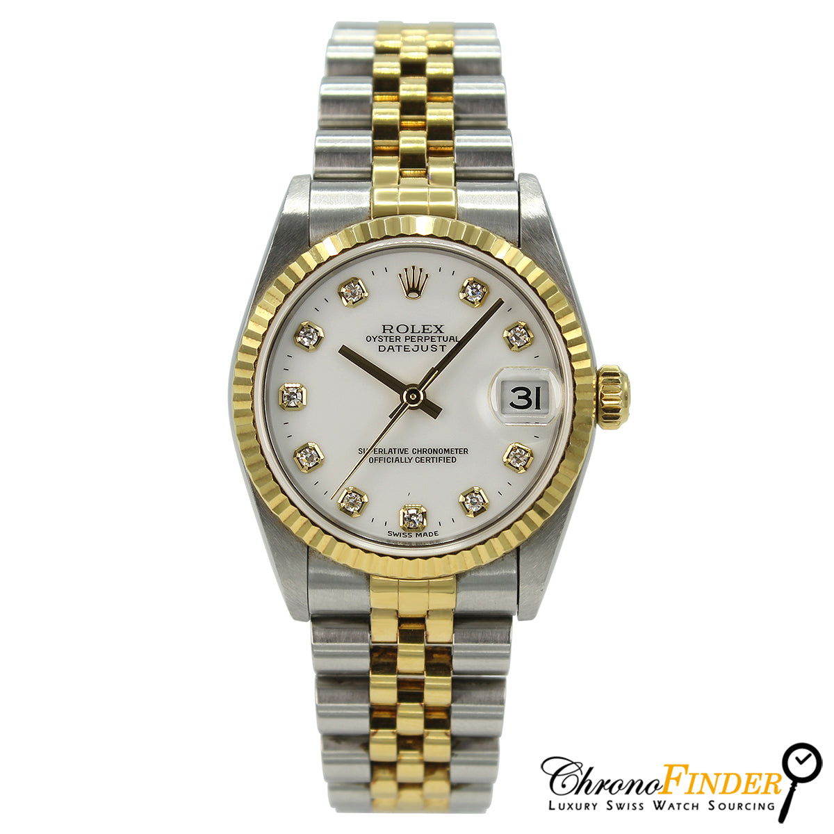 Datejust 31mm Midi 78273 (White Diamond Dial)