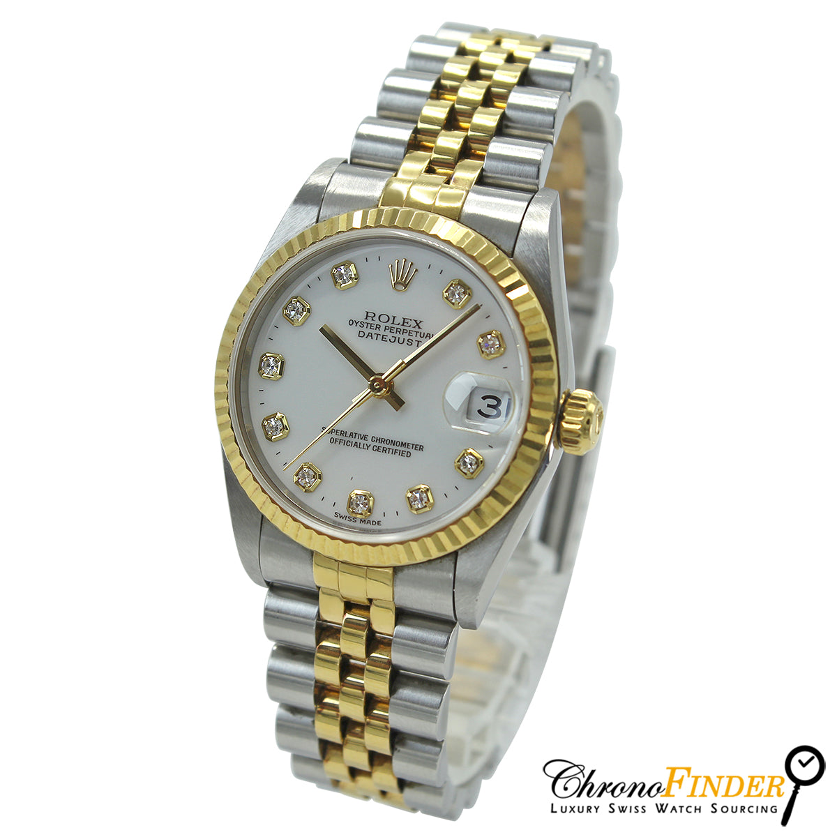 Datejust 31mm Midi 78273 (White Diamond Dial)