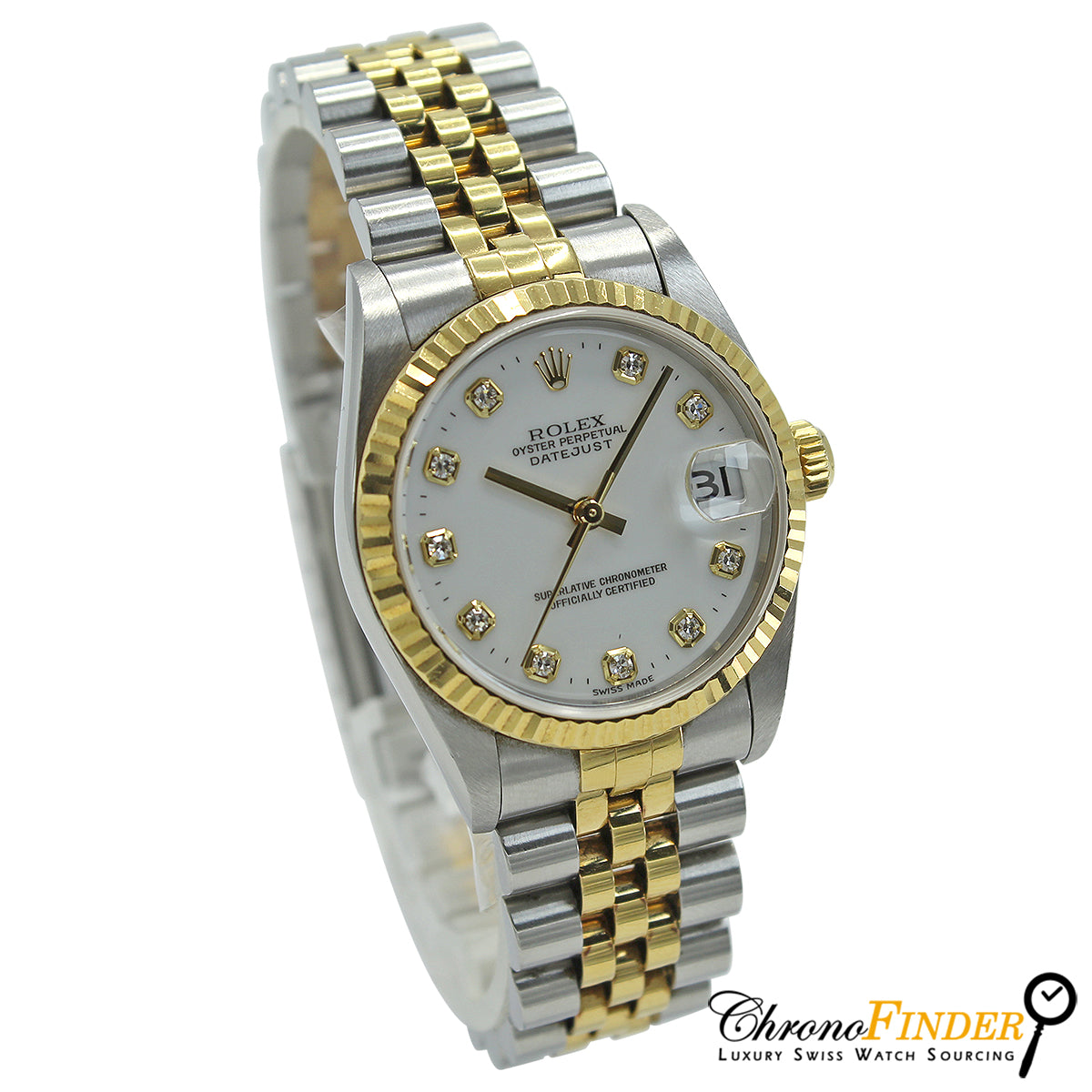 Datejust 31mm Midi 78273 (White Diamond Dial)