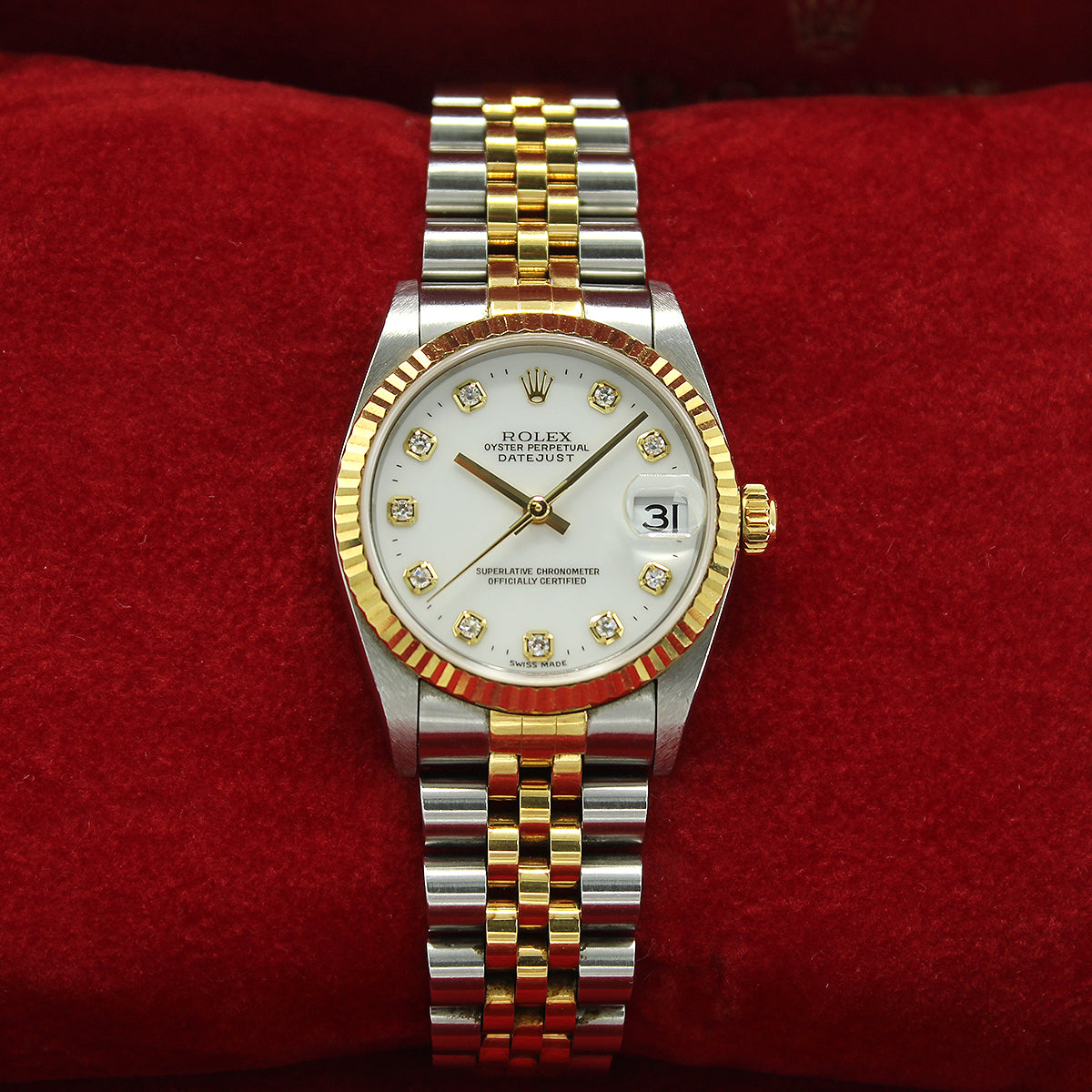 Datejust 31mm Midi 78273 (White Diamond Dial)