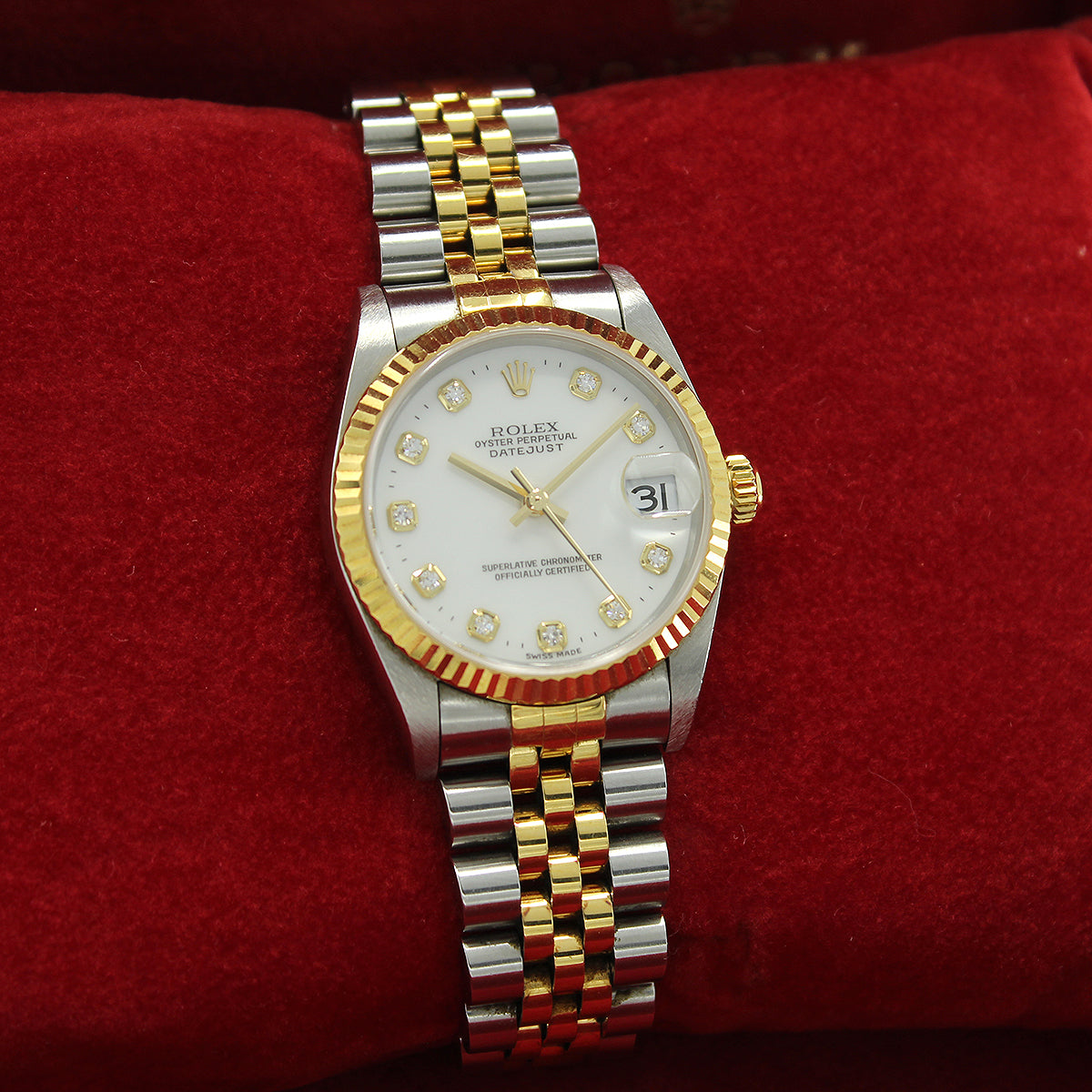 Datejust 31mm Midi 78273 (White Diamond Dial)