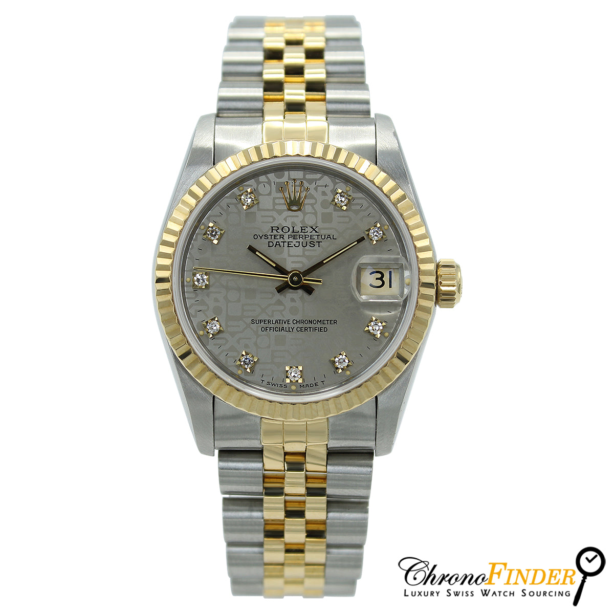 Datejust 31 68273 (Silver Jubilee Diamond Dial)