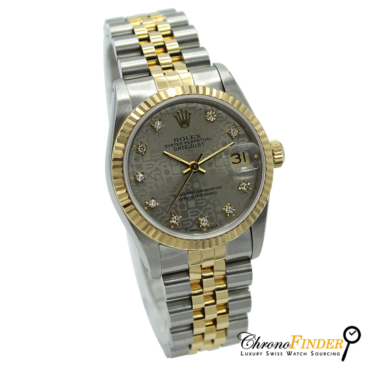 Datejust 31 68273 (Silver Jubilee Diamond Dial)