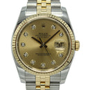 Datejust 36 116233 (Champagne Diamond Dial)