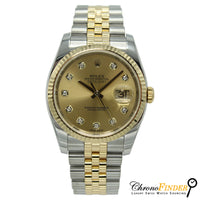 Datejust 36 116233 (Champagne Diamond Dial)