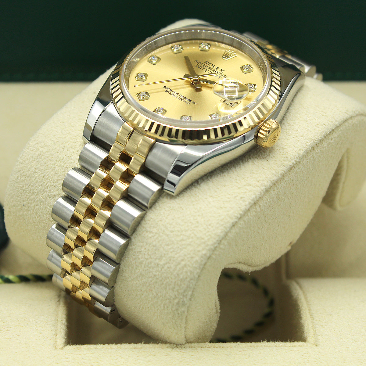 Datejust 36 116233 (Champagne Diamond Dial)