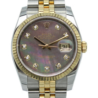 Datejust 36 116233 (Tahitian Mother of Pearl Diamond Dial)