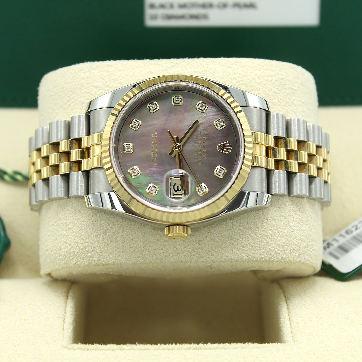 Datejust 36 116233 (Tahitian Mother of Pearl Diamond Dial)