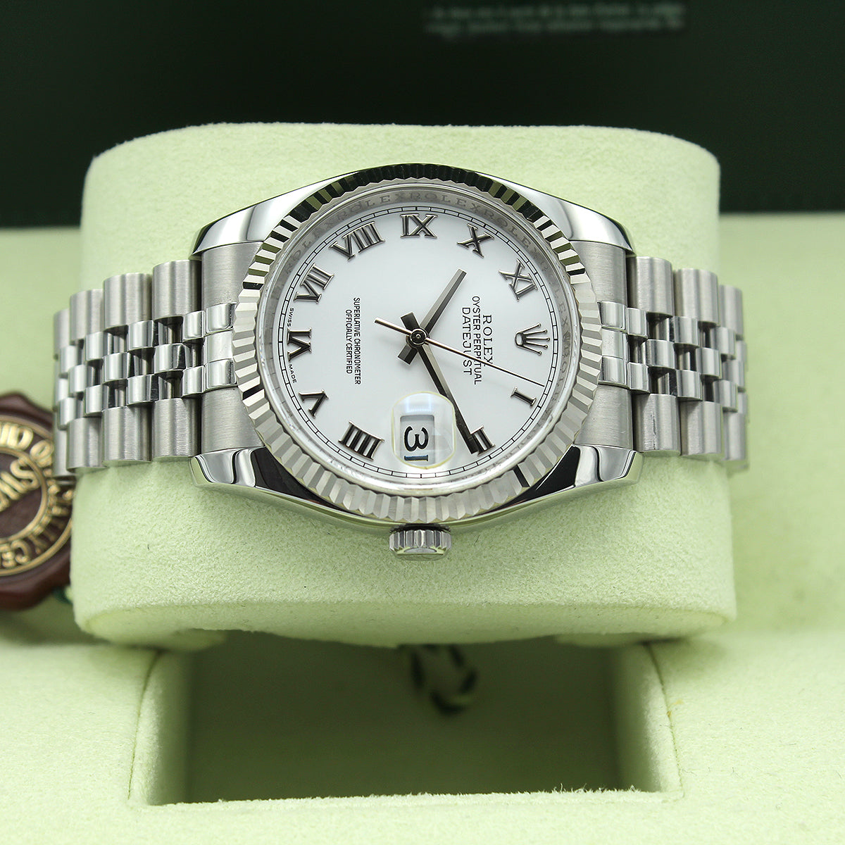 Datejust 36 116234 (White Roman Numeral Dial)