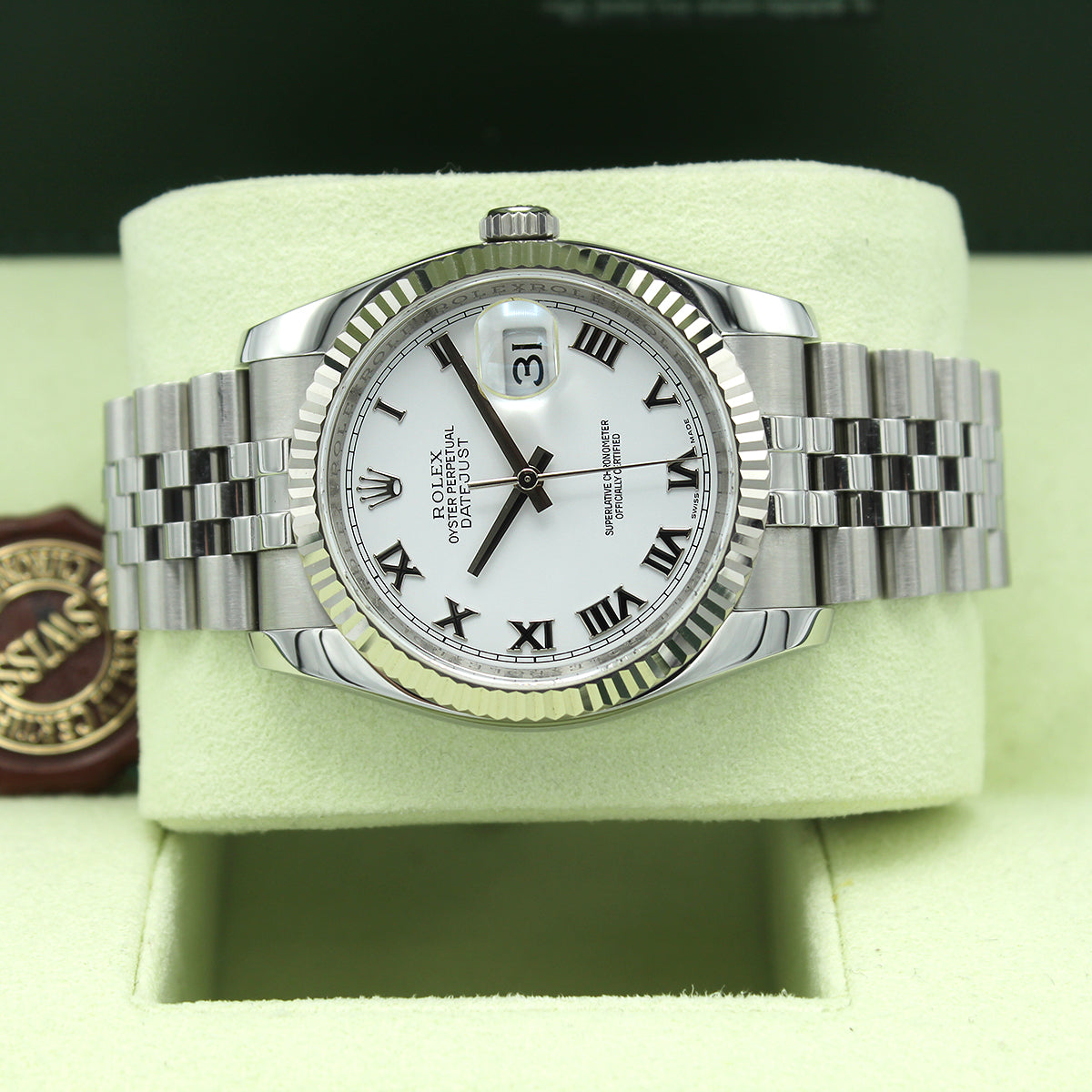 Datejust 36 116234 (White Roman Numeral Dial)