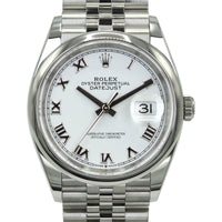 Datejust 36 126200 (White Roman Numeral Dial)