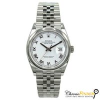 Datejust 36 126200 (White Roman Numeral Dial)