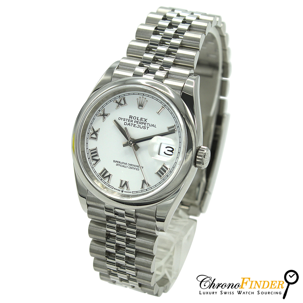 Datejust 36 126200 (White Roman Numeral Dial)