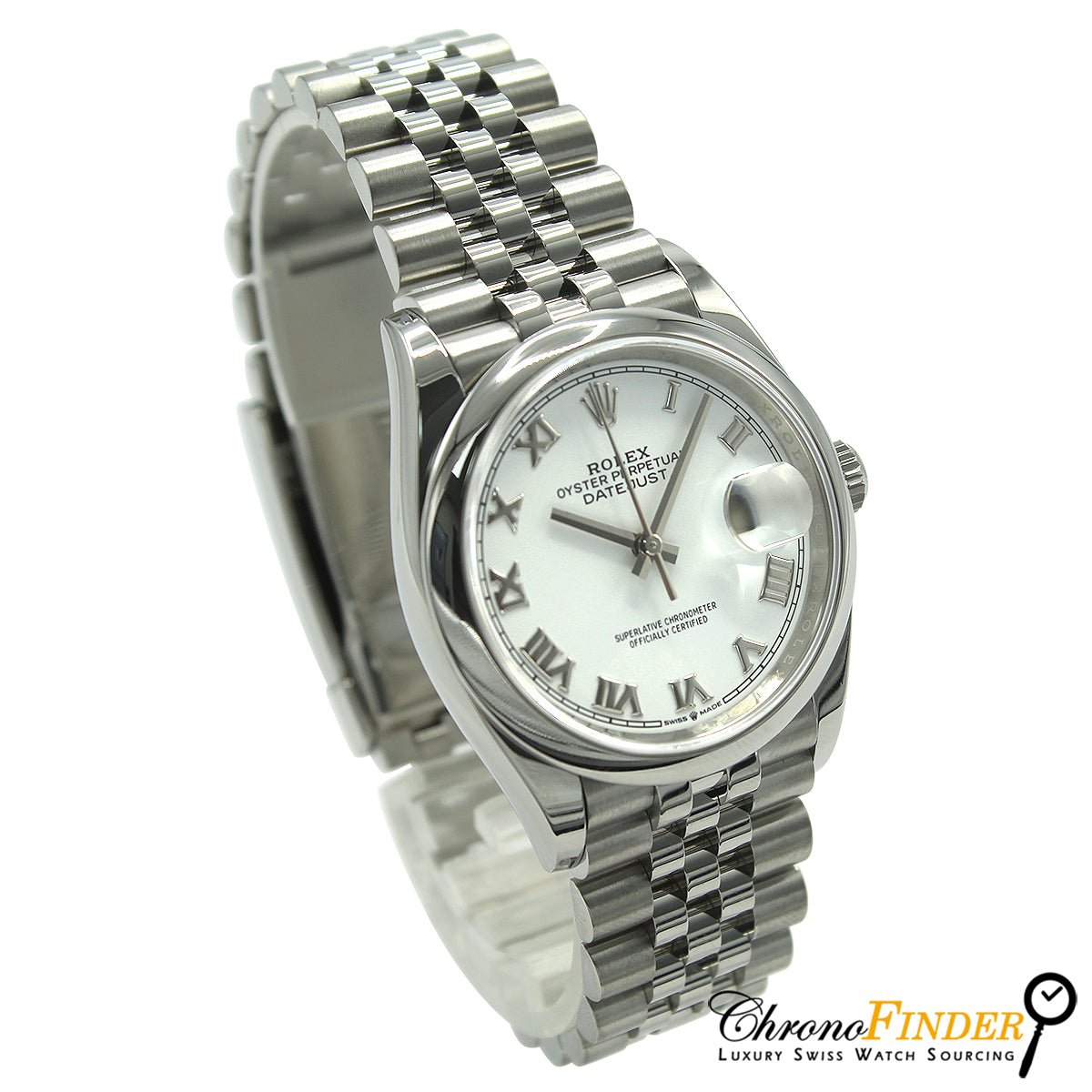 Datejust 36 126200 (White Roman Numeral Dial)