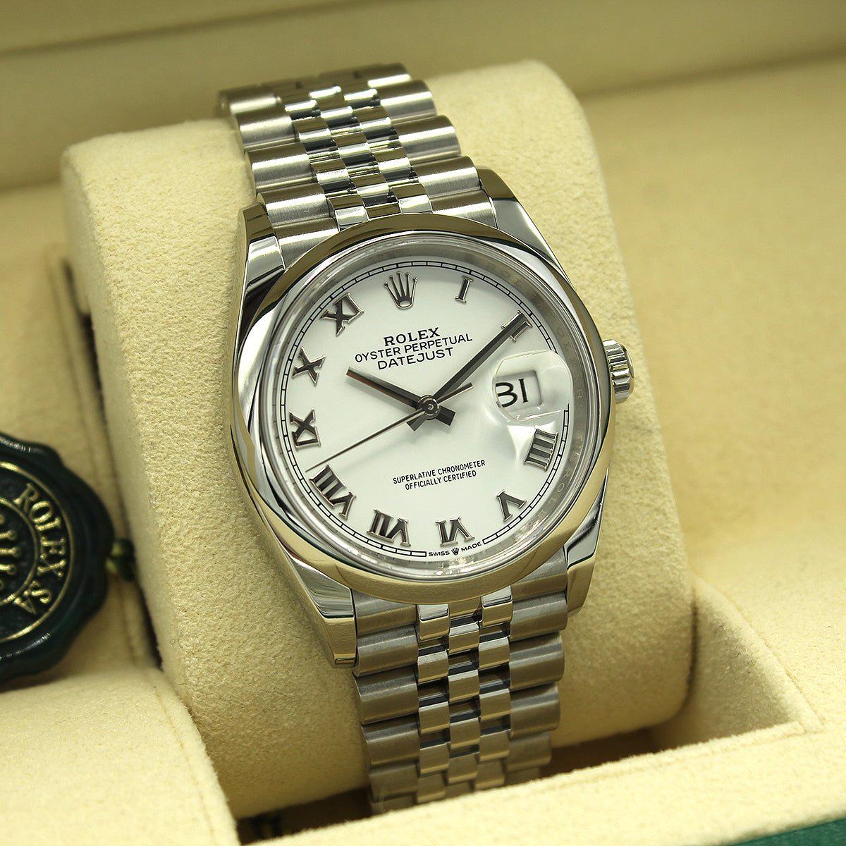 Datejust 36 126200 (White Roman Numeral Dial)