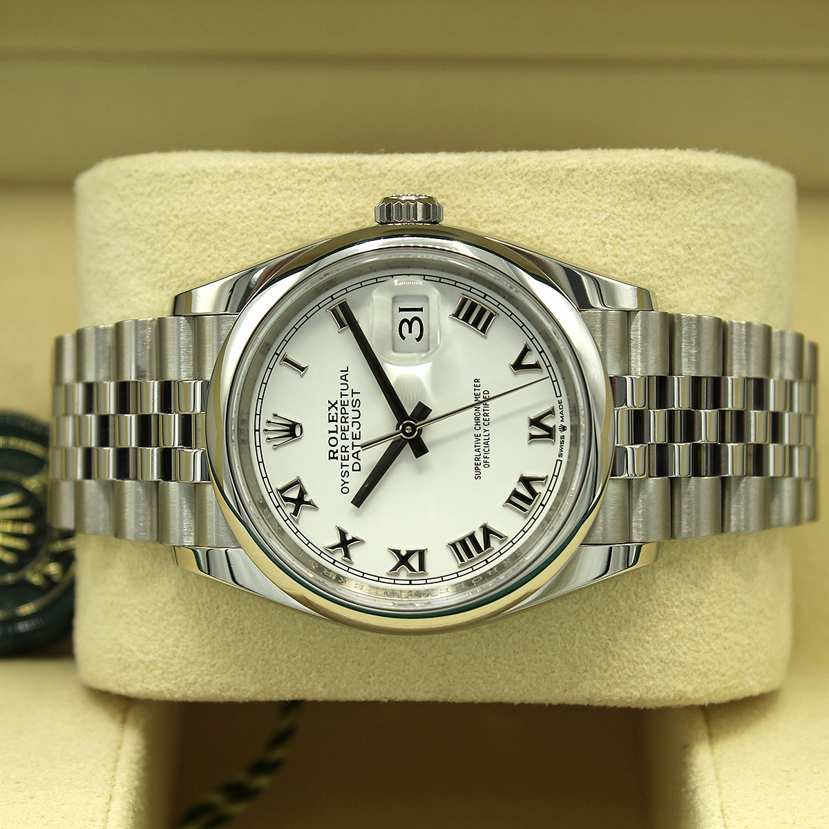 Datejust 36 126200 (White Roman Numeral Dial)