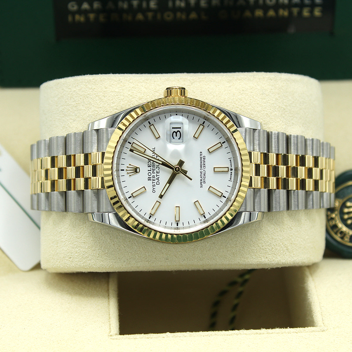 Datejust 36 126233 (White Dial)