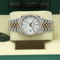 Datejust 36 126281RBR (White Baton Dial)