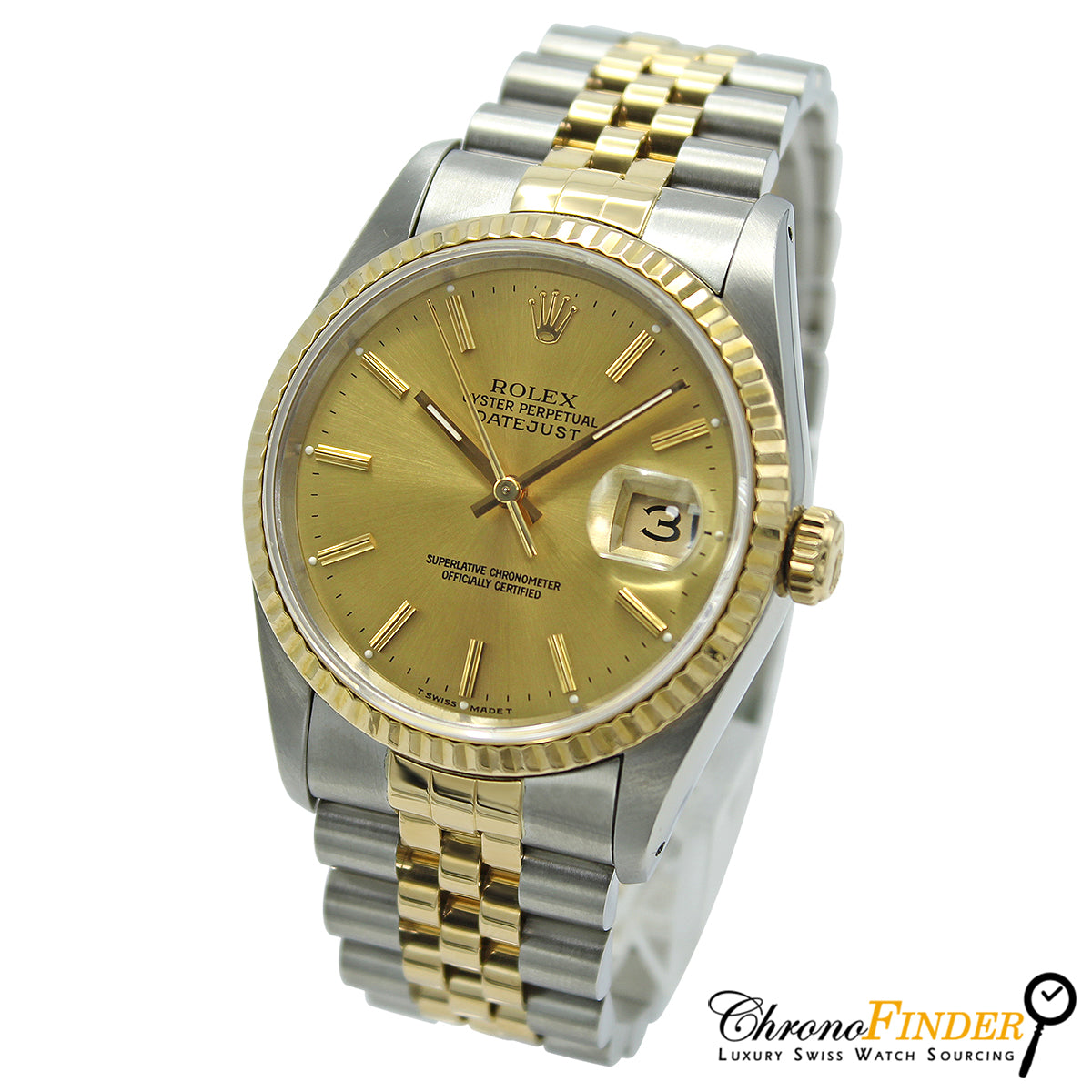 Datejust 36 16233 (Champagne Baton Dial)