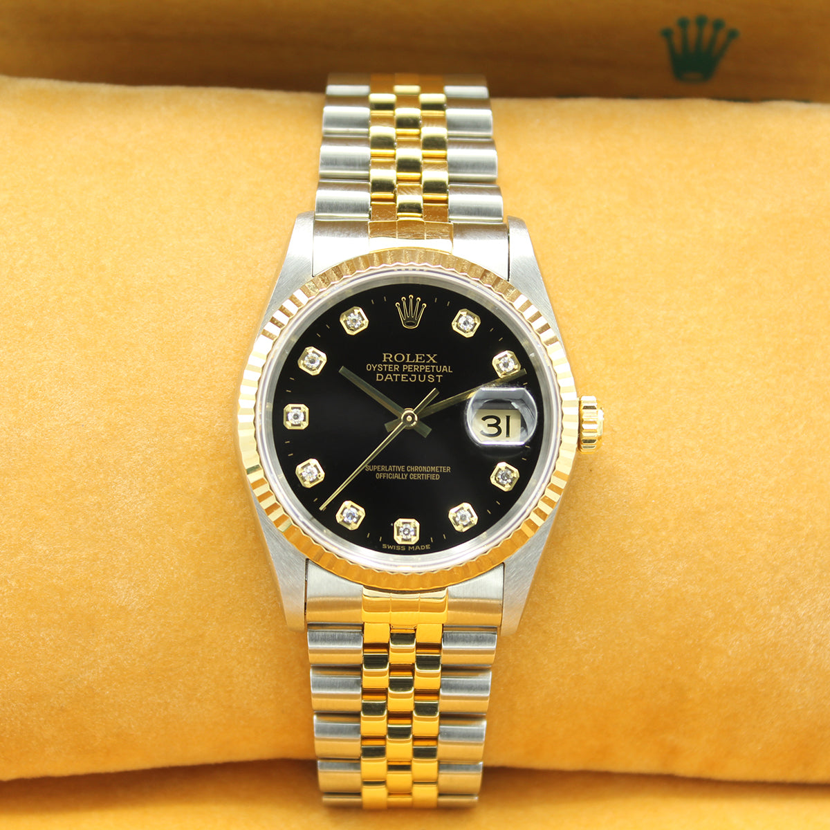 Datejust 36 16233 (Black Diamond Dial)