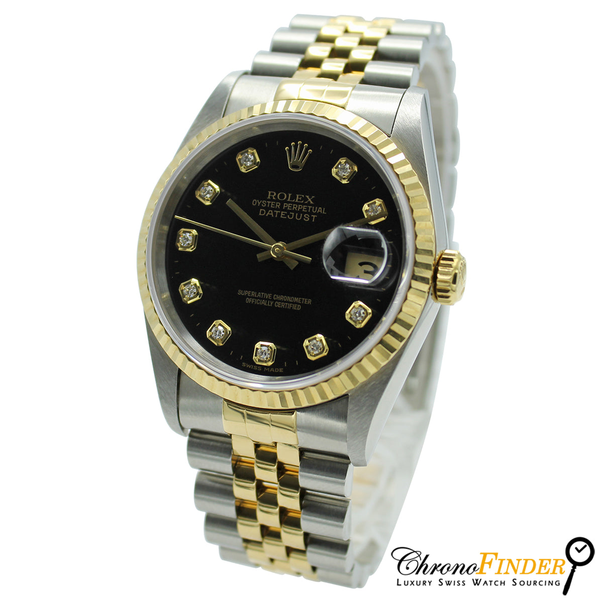 Datejust 36 16233 Black Diamond Dial