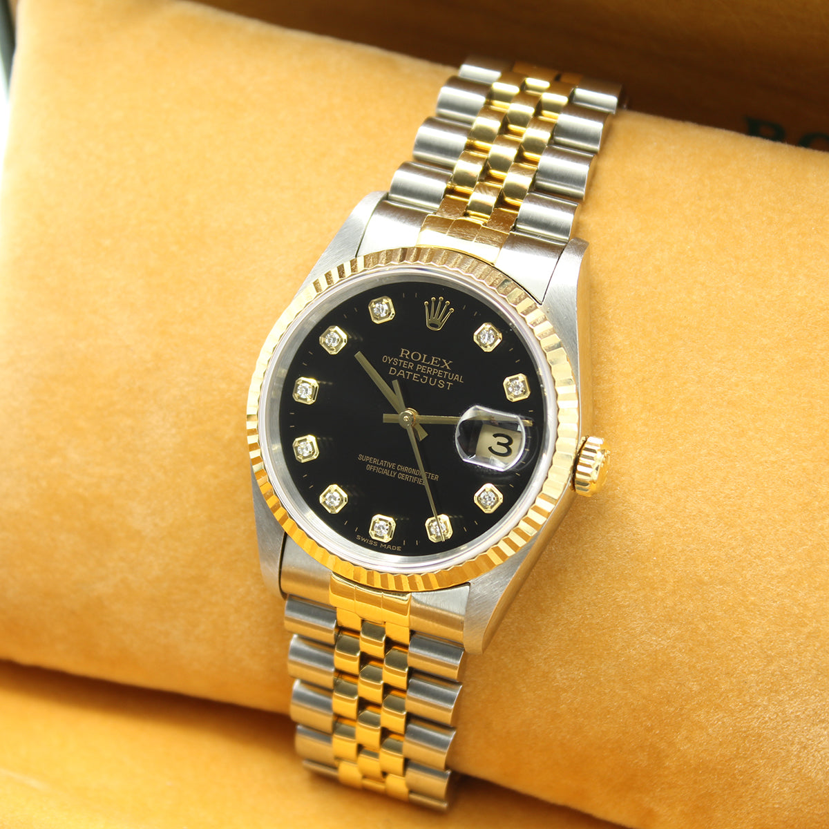 Datejust 36 16233 (Black Diamond Dial)