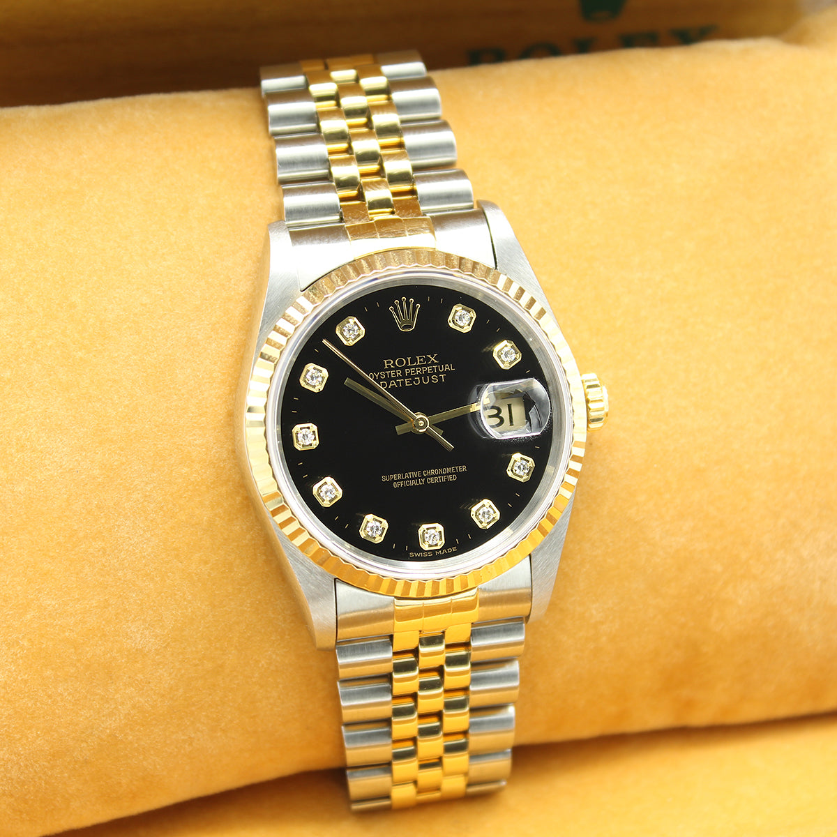 Datejust 36 16233 (Black Diamond Dial)