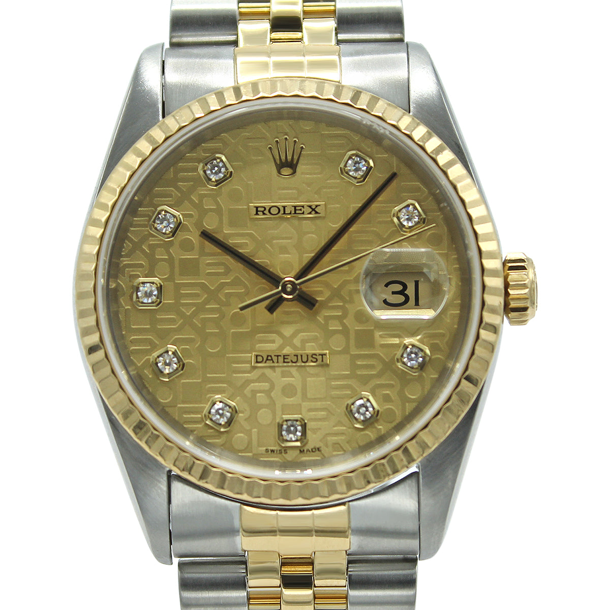 Datejust 36 16233 (Champagne Jubilee Diamond Dial)