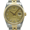 Datejust 36 16233 (Champagne Jubilee Diamond Dial)