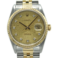 Datejust 36 16233 (Champagne Jubilee Diamond Dial)