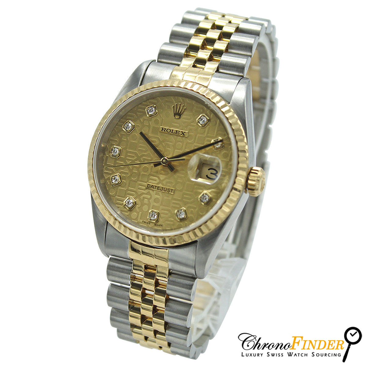 Datejust 36 16233 (Champagne Jubilee Diamond Dial)