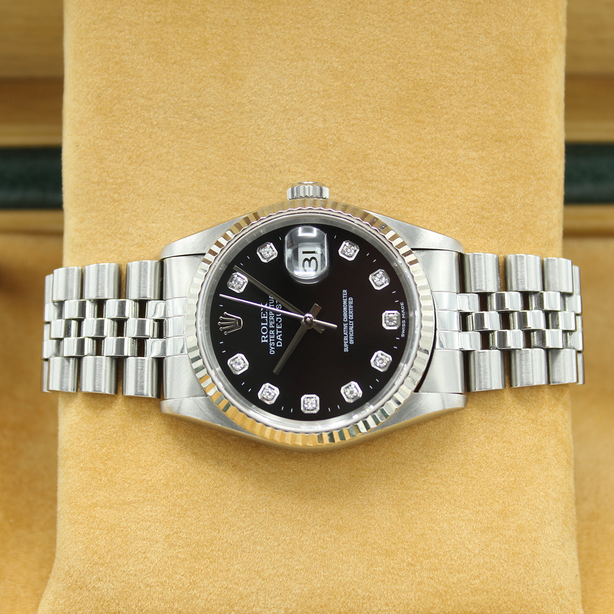 Datejust 36 16234 (Black Diamond Dial)