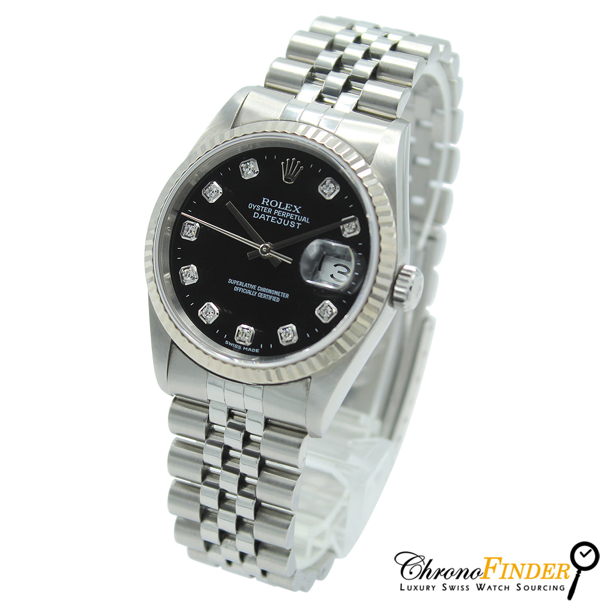 Datejust 36 16234 (Black Diamond Dial)