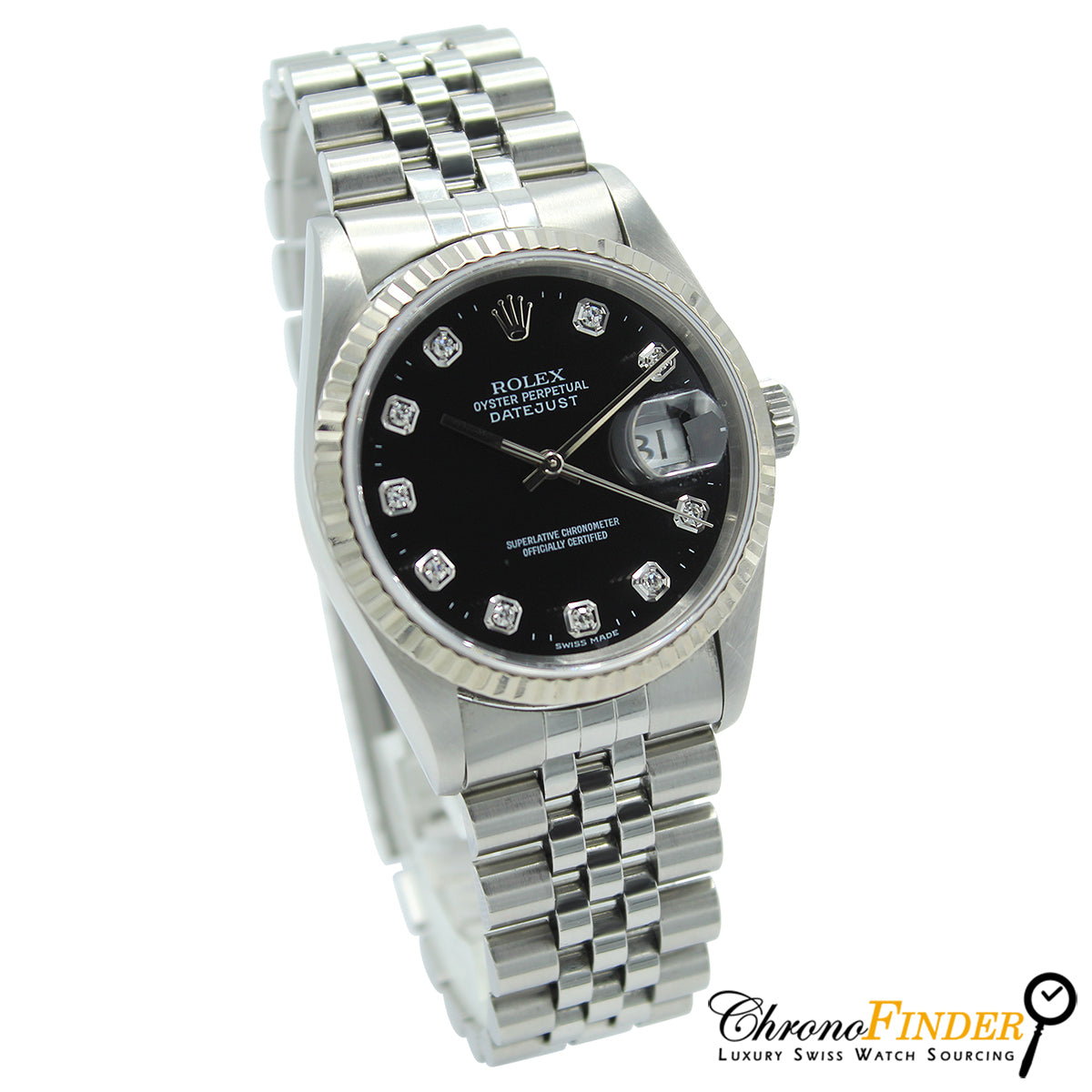 Datejust 36 16234 Black Diamond Dial