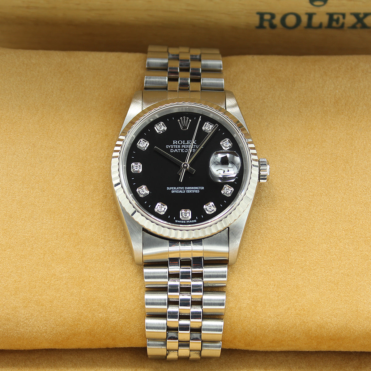 Datejust 36 16234 (Black Diamond Dial)