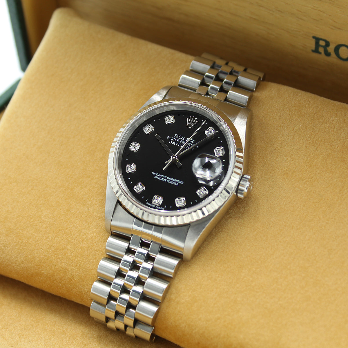 Datejust 36 16234 (Black Diamond Dial)