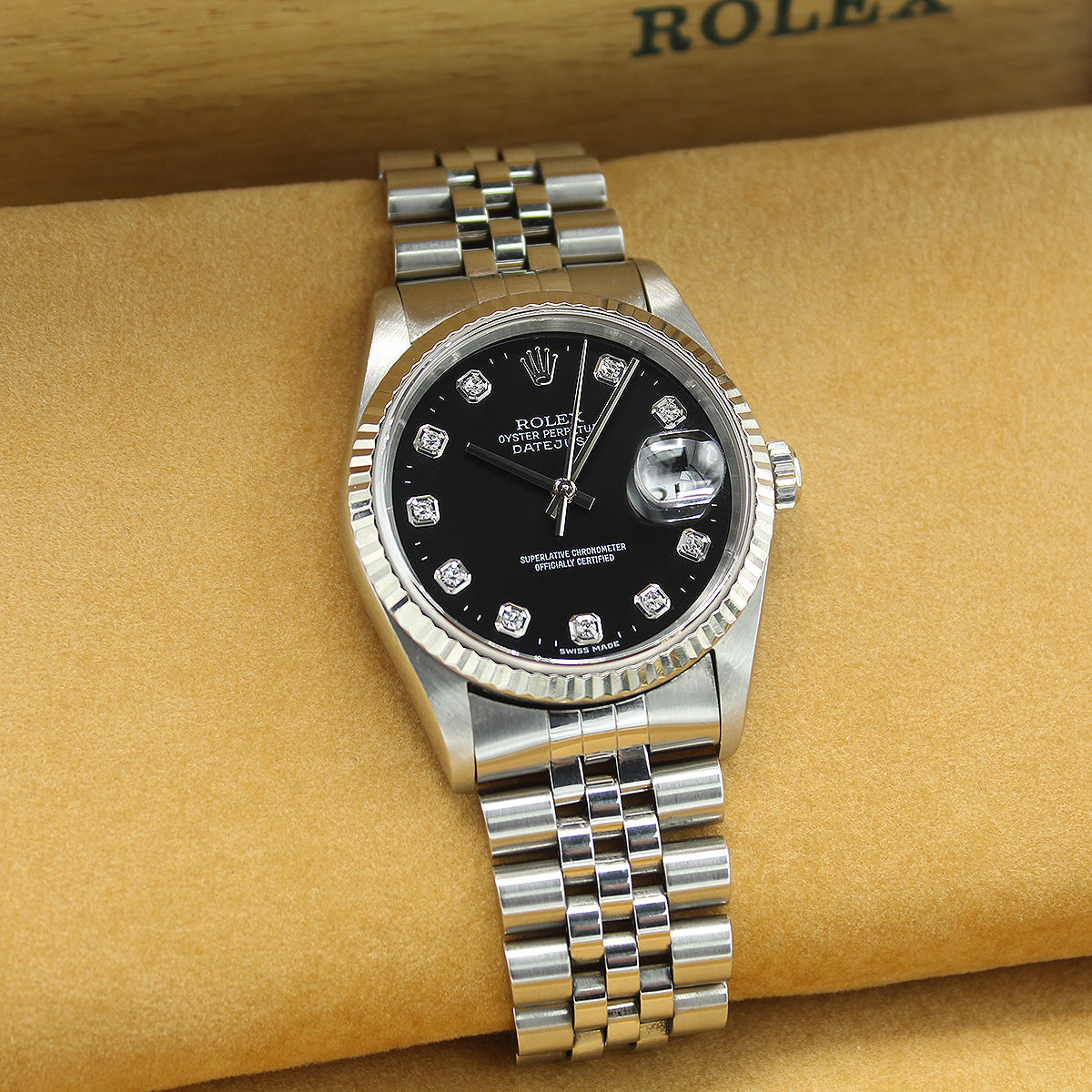 Datejust 36 16234 (Black Diamond Dial)