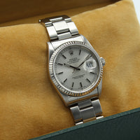 Datejust 36 16234 (Silver Baton Dial) Oyster Bracelet