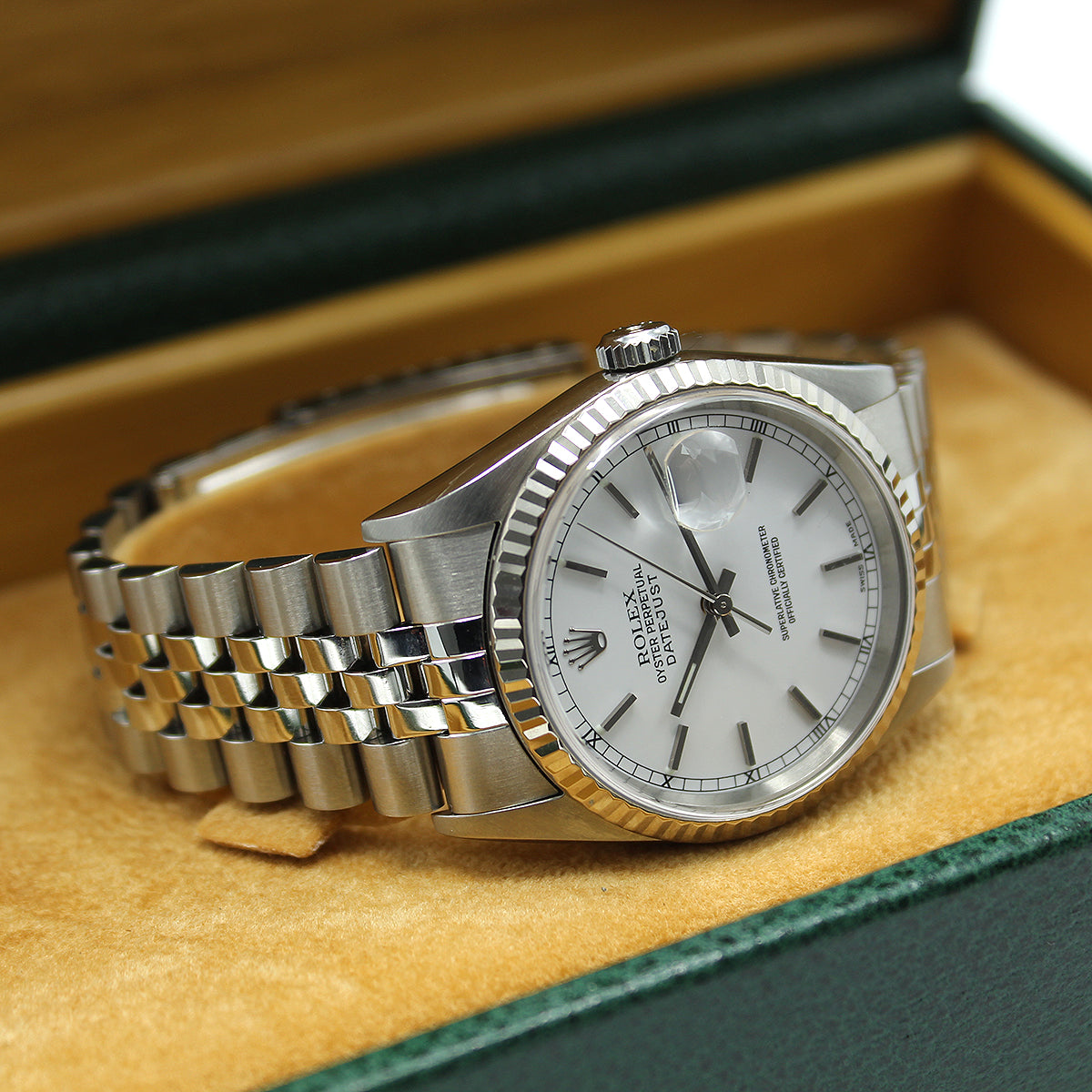 Datejust 36 16234 (White Baton Dial)